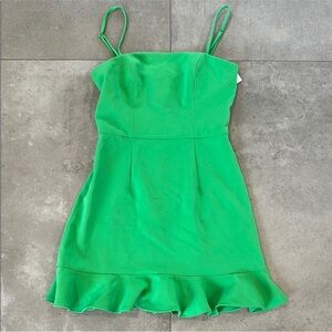 French Connection Whisper Frill Hem Cami Minidress - size 2